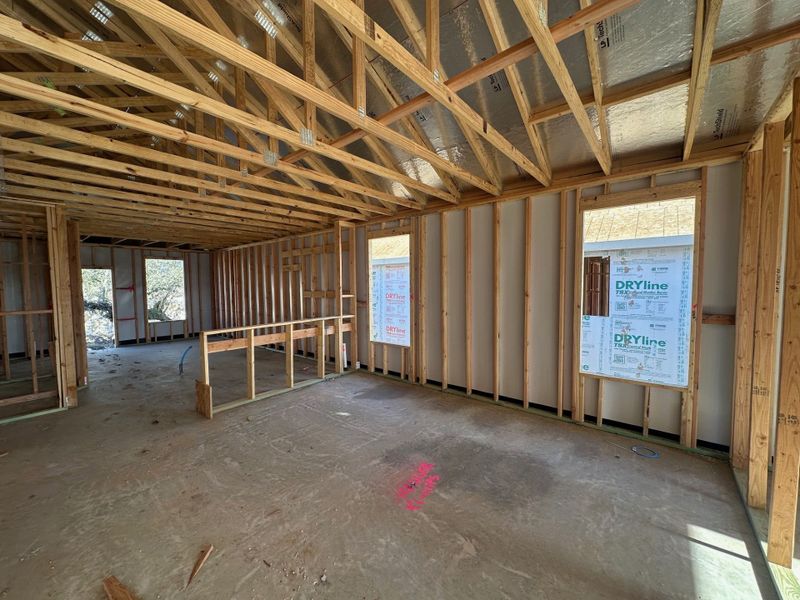 In-progress construction of a new home in La Cima, San Marcos, TX (Image 16).