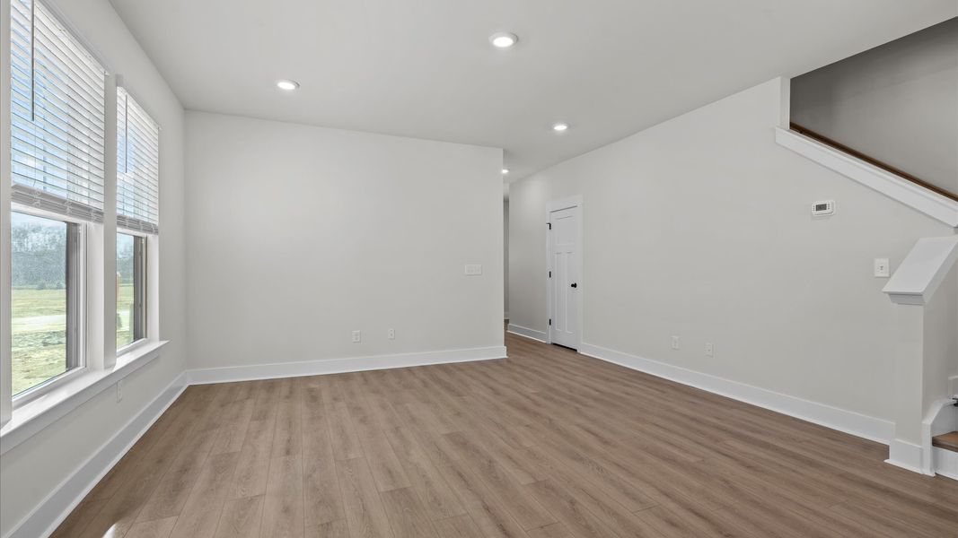 Furnished interior view inside a new home in Gresham Station, Simpsonville (Image 8).
