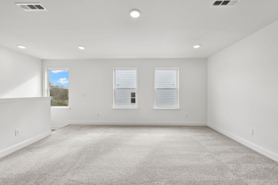 Loft Area | For representation purposes only. Options and layout may vary by community and home plan. Loft Area | For representation purposes only. Options and layout may vary by community and home plan.