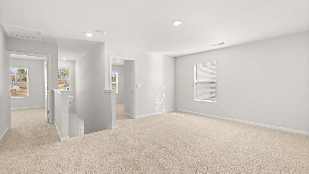 Spacious, unfurnished interior of a new home in Byrd Village, Graniteville (Image 18).