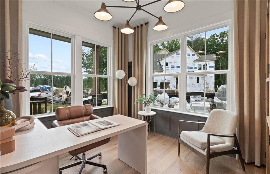 Furnished interior view inside a new home in Silverwood, Cumming (Image 8).