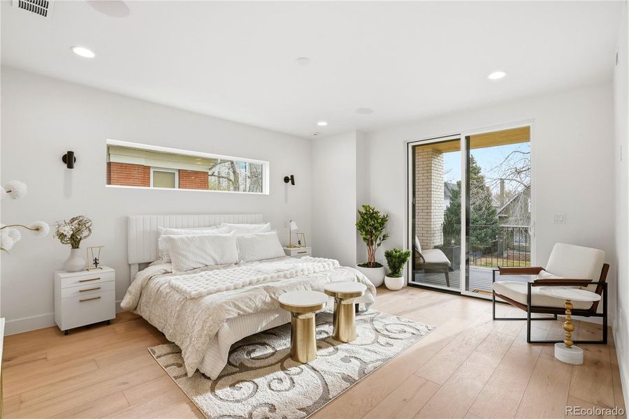 Furnished interior view inside a new home in , Denver (Image 16).