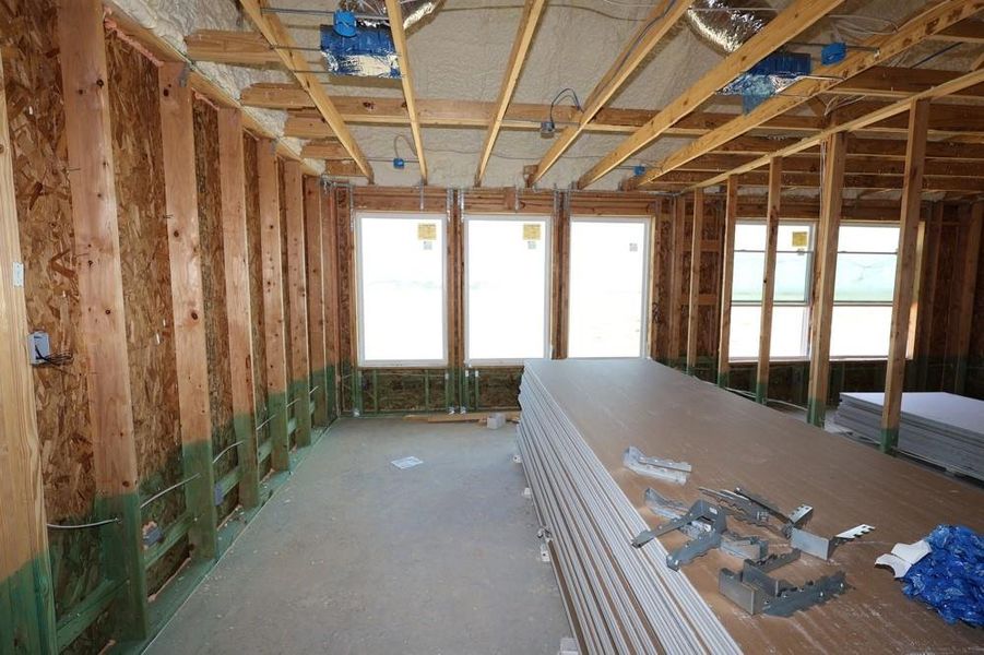 In-progress construction of a new home in Jordan Ranch 45' Homesites, Fulshear, TX (Image 9). In-progress construction of a new home in Jordan Ranch 45' Homesites, Fulshear, TX (Image 9).