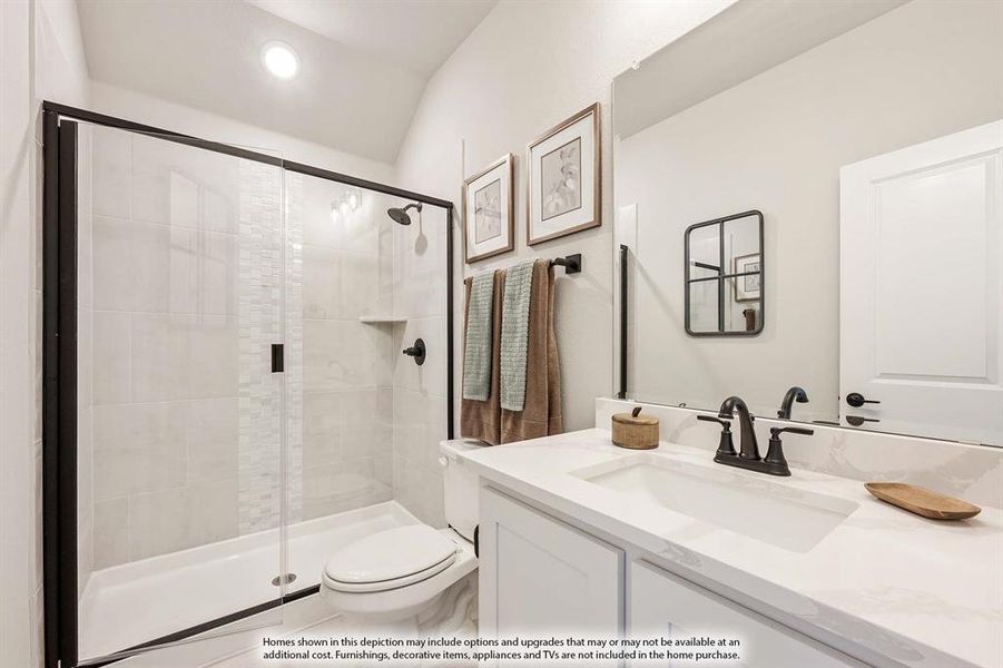 Furnished interior view inside a new home in Hayes Crossing, Midlothian (Image 35).