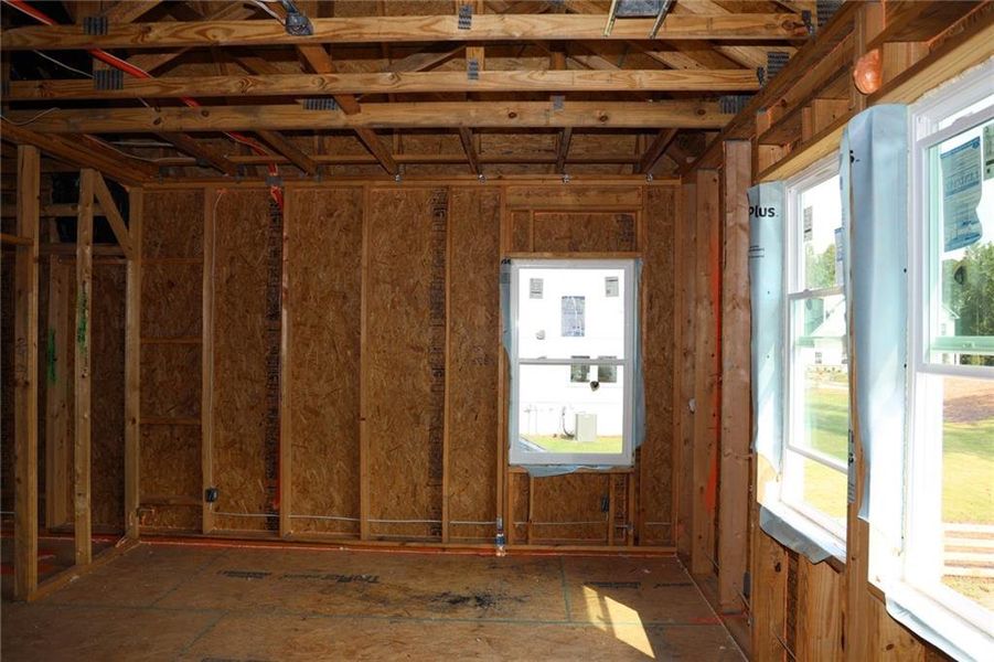 In-progress construction of a new home in Meadow Brook Farms, Cumming, GA (Image 6).