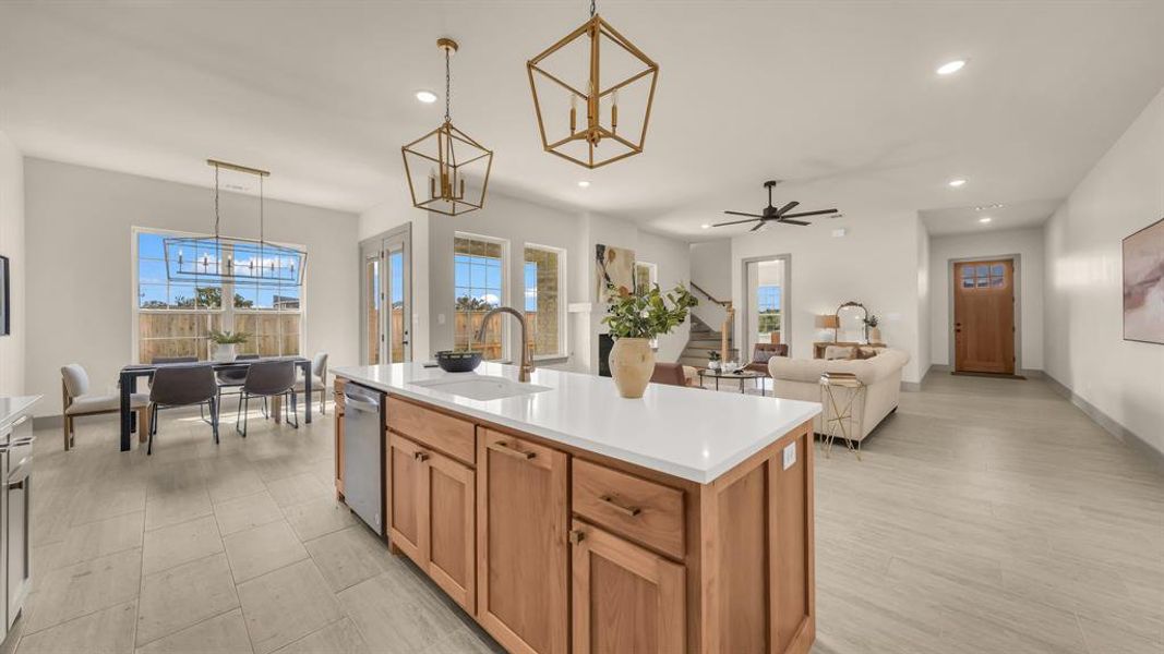 Furnished interior view inside a new home in , Aledo (Image 7).