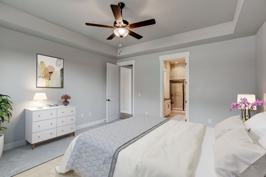Representative furnished interior of a home built from the The Columbine by Landmark Homes in Country Farms Village - The Cottages, Windsor (Image 8).