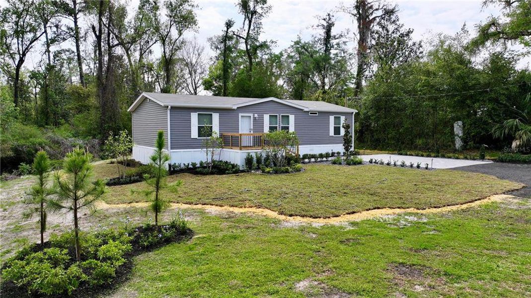 Front exterior of a new home in , White Springs, FL, highlighting curb appeal (Image 29).