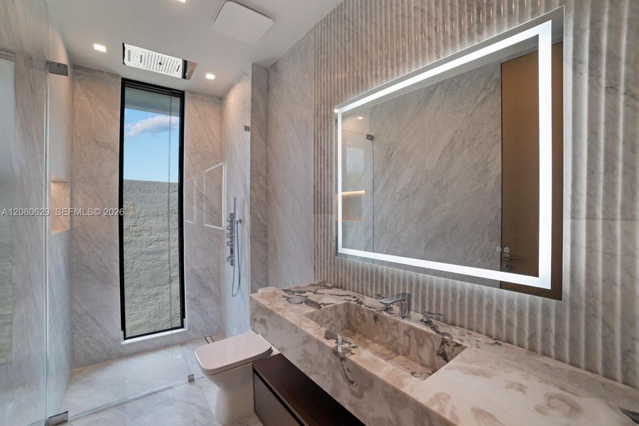 Furnished interior view inside a new home in , Miami Beach (Image 9).