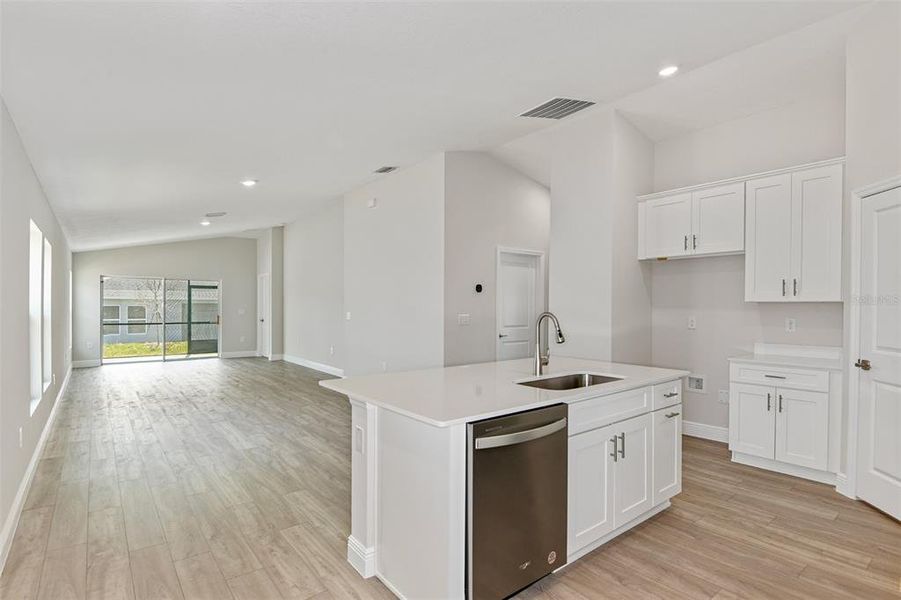 Furnished interior view inside a new home in Cherrywood Preserve, Ocala (Image 3).