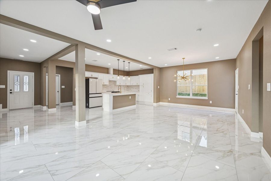 View of Living Room/Breakfast/Kitchen View of Living Room/Breakfast/Kitchen