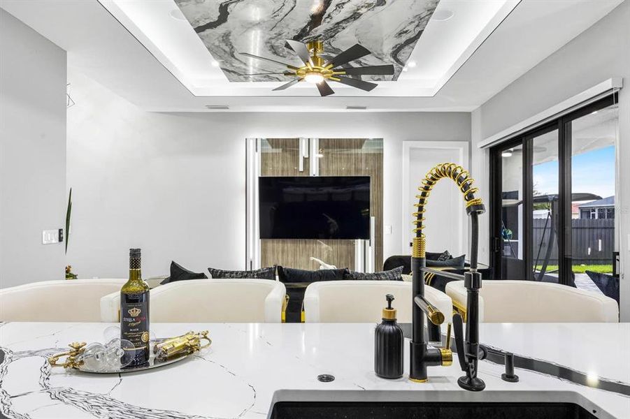 Furnished interior view inside a new home in , Cape Coral (Image 7).