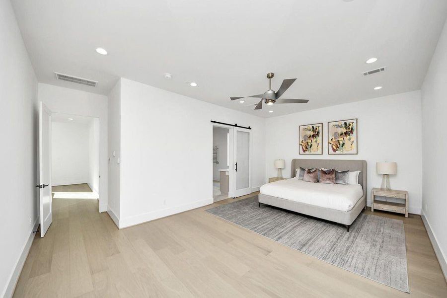 Furnished interior view inside a new home in , Houston (Image 27).