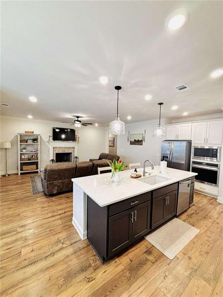 Furnished interior view inside a new home in Belle Woode Estates, Monroe (Image 10).