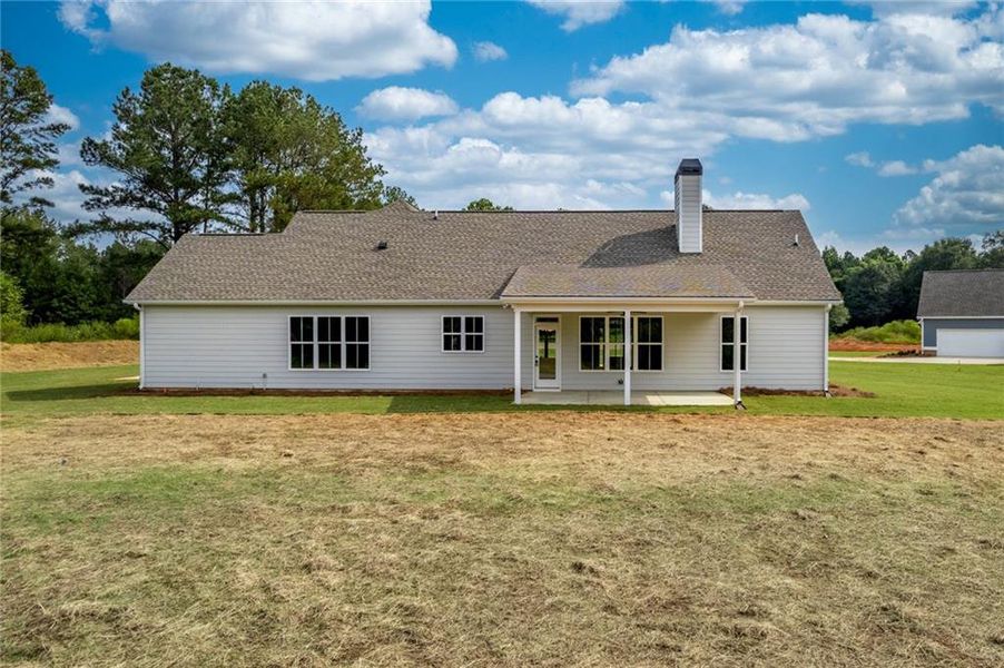 Exterior details and patio area of a home in , Social Circle (Image 22). Exterior details and patio area of a home in , Social Circle (Image 22).