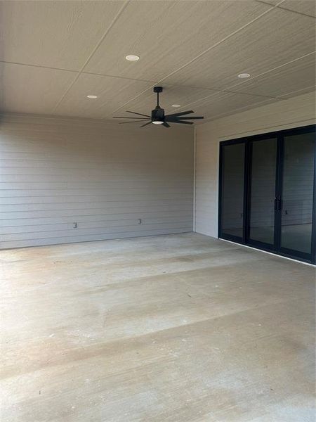 Exterior details and patio area of a home in , Bowie (Image 20).