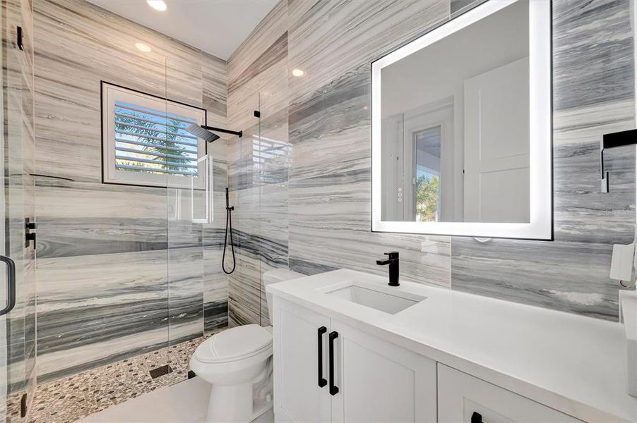 Furnished interior view inside a new home in , Sarasota (Image 30).