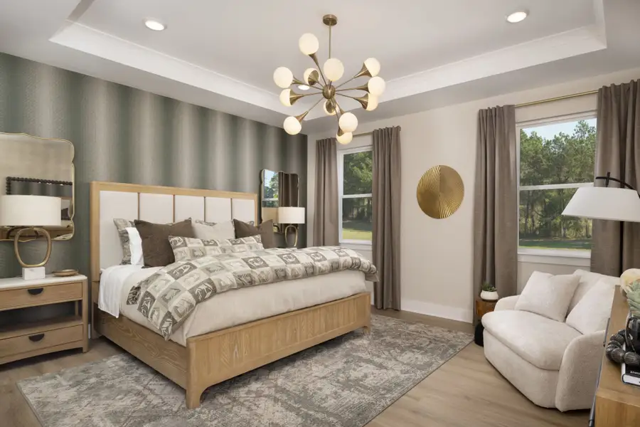 Representative furnished interior of a home built from the Appalachian by Mattamy Homes in The Preserve At Reedy Creek, Benson (Image 9).