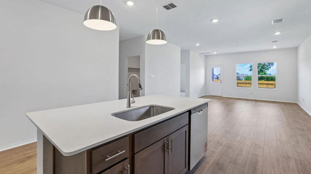 Furnished interior view inside a new home in Valverde, Bastrop (Image 6).