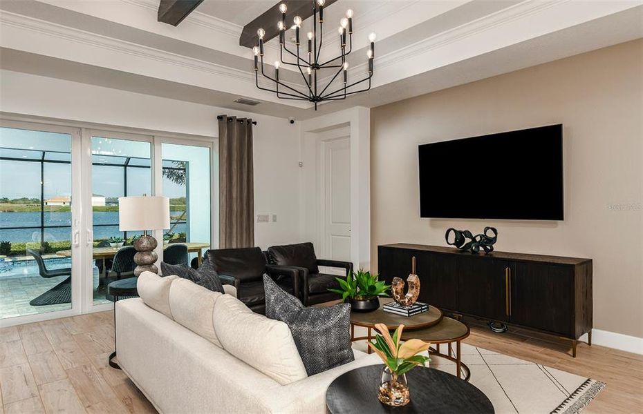 Furnished interior view inside a new home in Vida's Way, Wesley Chapel (Image 12).