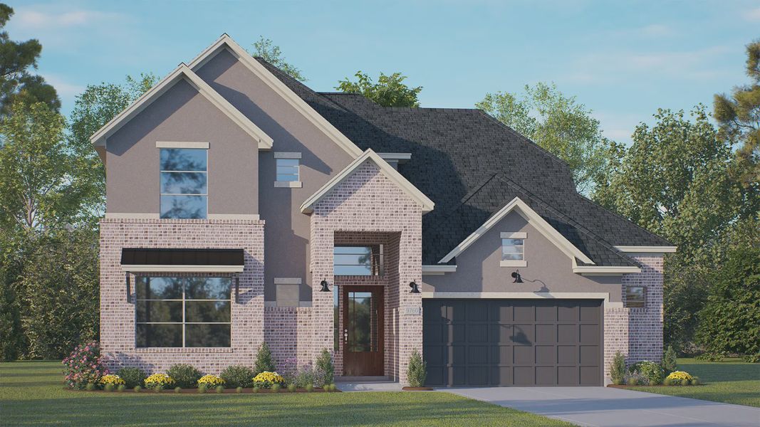 Representative exterior photo of a completed home built from the Rivercrest by Chesmar Homes in Riceland 60',65',70', Mont Belvieu, TX (Image 35). Representative exterior photo of a completed home built from the Rivercrest by Chesmar Homes in Riceland 60',65',70', Mont Belvieu, TX (Image 35).