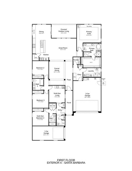 2D floor plan layout of this home in Verdin, Phoenix, AZ (Image 2). 2D floor plan layout of this home in Verdin, Phoenix, AZ (Image 2).