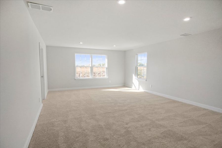 Spacious, unfurnished interior of a new home in Canterbrook Farms 2-Story, Fountain Inn (Image 22). Spacious, unfurnished interior of a new home in Canterbrook Farms 2-Story, Fountain Inn (Image 22).