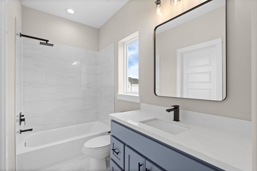 Furnished interior view inside a new home in , Houston (Image 33).