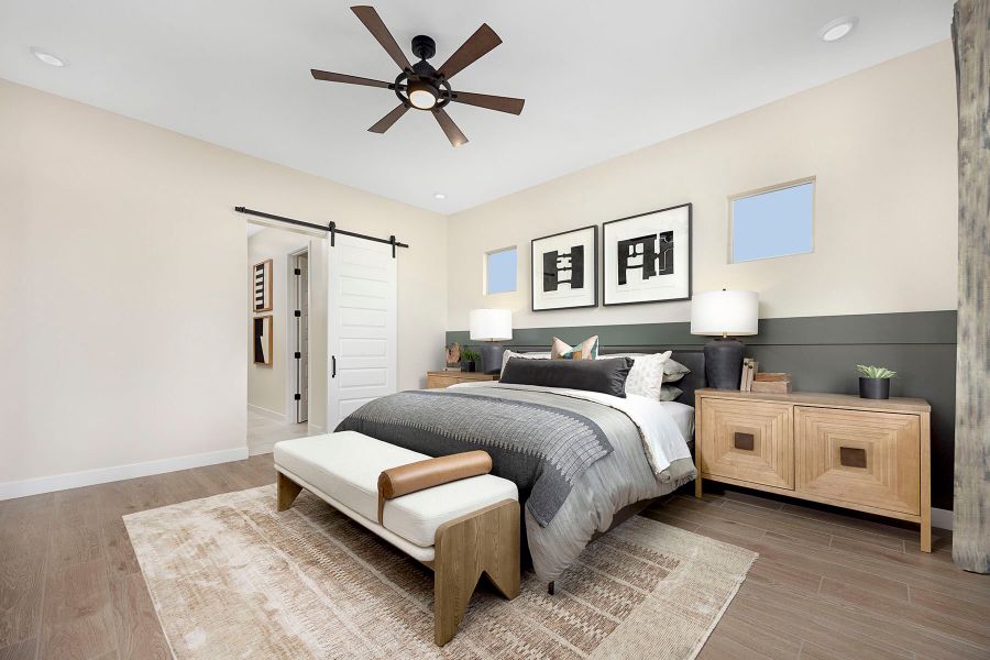 Representative furnished interior of a home built from the Garnet by Mattamy Homes in Tierra Vistoso, Surprise (Image 13).