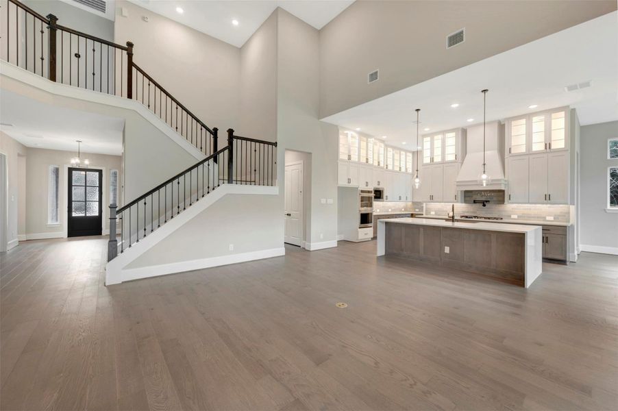 Furnished interior view inside a new home in The Woodlands Hills 70’, Willis (Image 11).