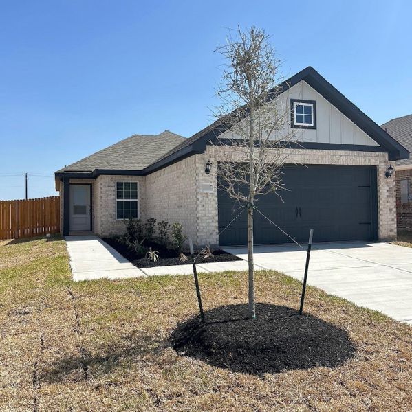 Exterior details and patio area of a home in Vacek Country Meadows, Richmond (Image 1).