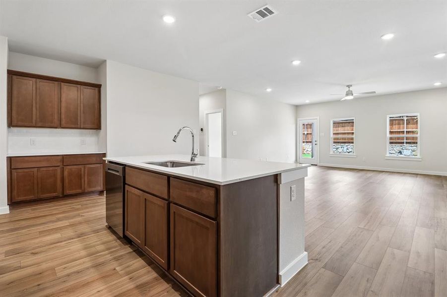 Furnished interior view inside a new home in Overland Grove, Forney (Image 12).