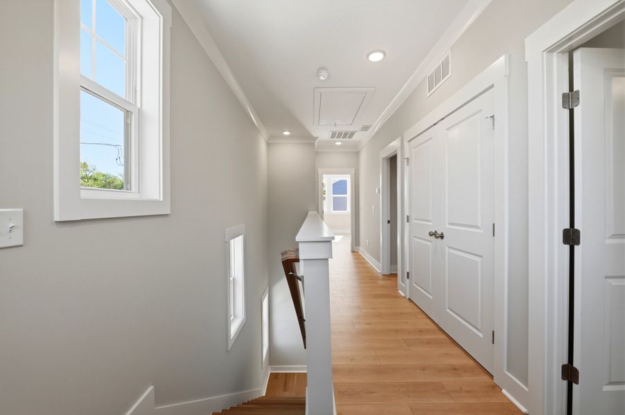 Representative unfurnished interior of a home built from the The Remington by RobuckHomes in Downtown Wilmington Collective, Wilmington (Image 84). Representative unfurnished interior of a home built from the The Remington by RobuckHomes in Downtown Wilmington Collective, Wilmington (Image 84).