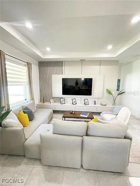 Furnished interior view inside a new home in , Port Charlotte (Image 18). Furnished interior view inside a new home in , Port Charlotte (Image 18).