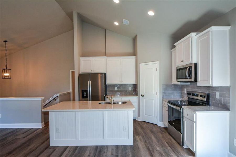 Furnished interior view inside a new home in , Winder (Image 12).