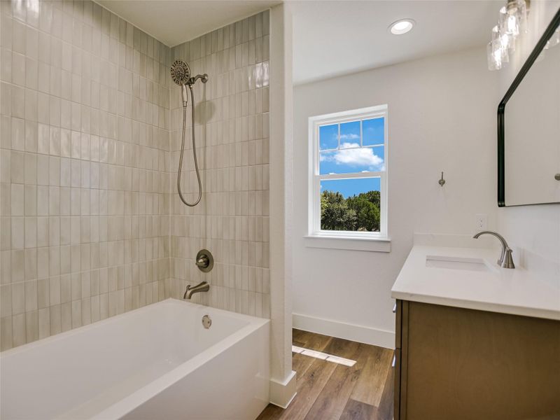 Furnished interior view inside a new home in , Wimberley (Image 7).