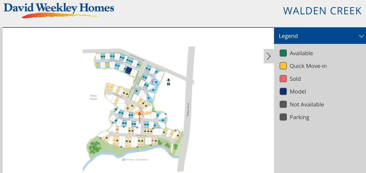 Homesite Map Homesite Map