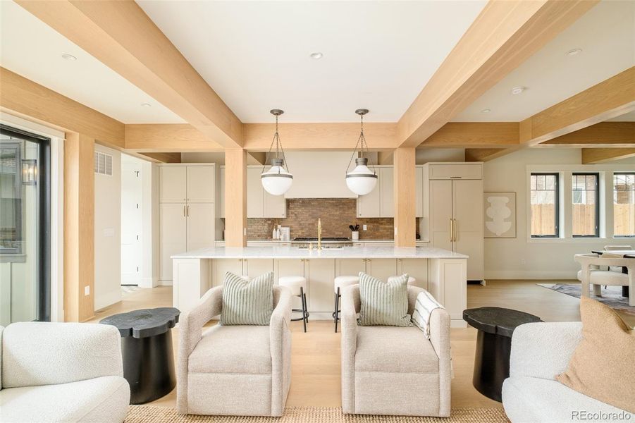 Furnished interior view inside a new home in , Denver (Image 17). Furnished interior view inside a new home in , Denver (Image 17).