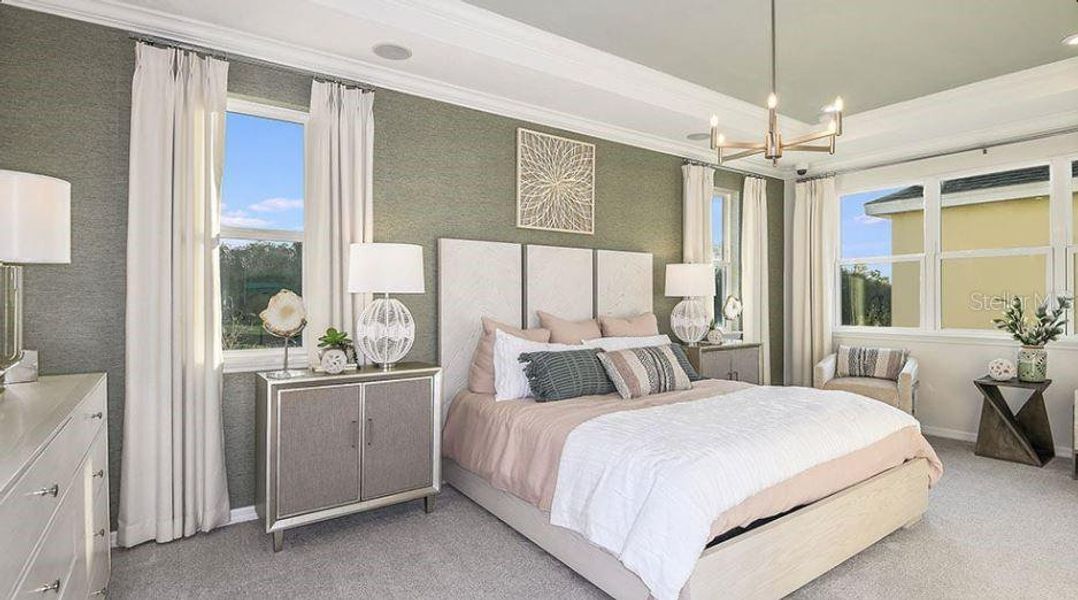 Furnished interior view inside a new home in The Waters at Center Lake Ranch, St. Cloud (Image 12).