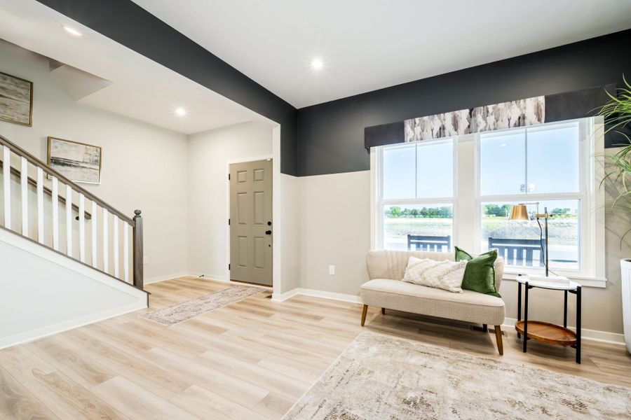 Representative furnished interior of a home built from the Jensen by Fischer Homes in Crossvine Estates, Hoschton (Image 6).
