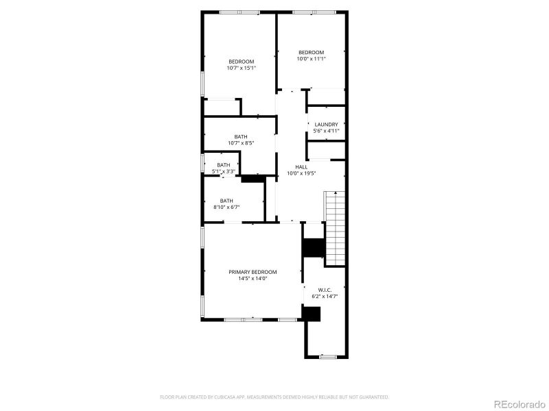 2D floor plan layout of this home in Whisper Village, Arvada, CO (Image 5).