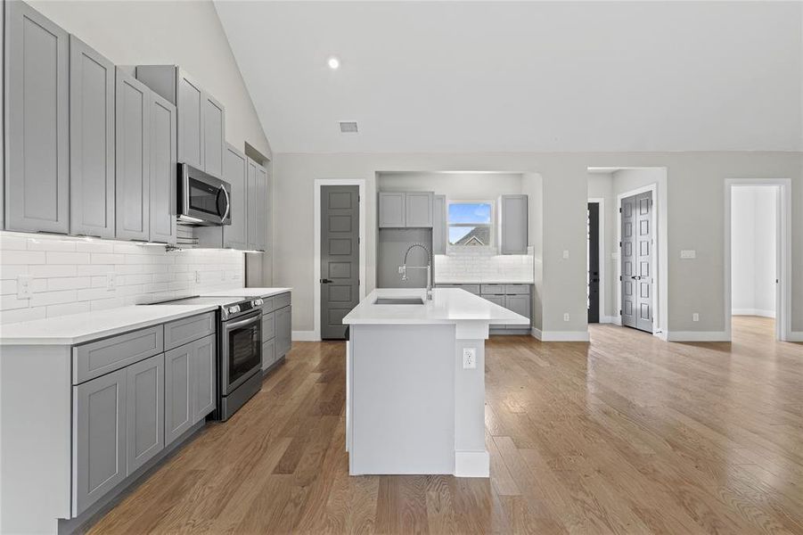 Furnished interior view inside a new home in , Whitney (Image 7). Furnished interior view inside a new home in , Whitney (Image 7).