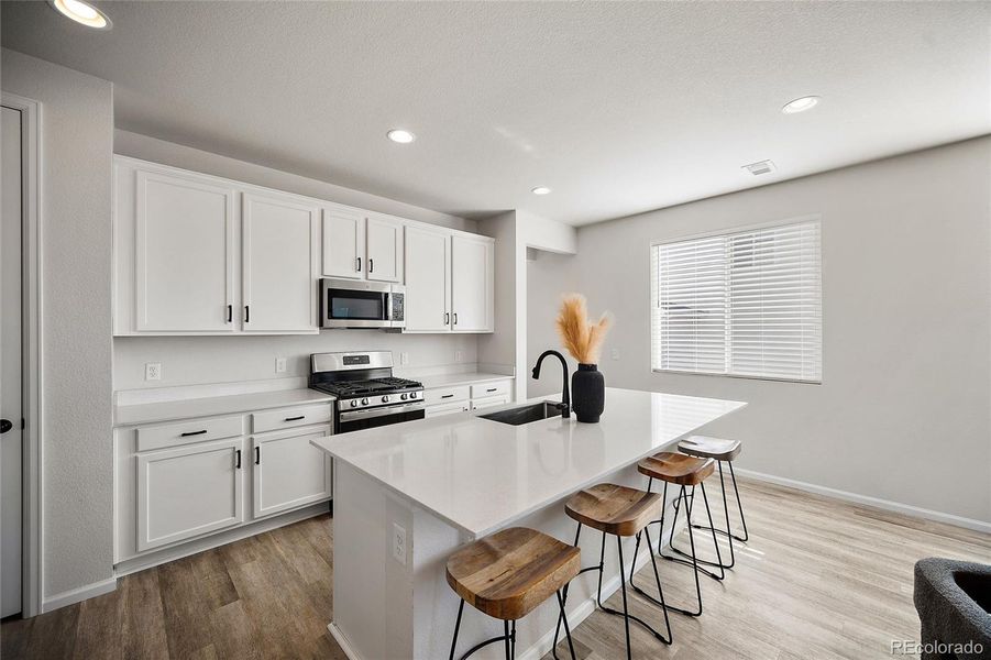 Furnished interior view inside a new home in Paint Brush Hills, Peyton (Image 10).
