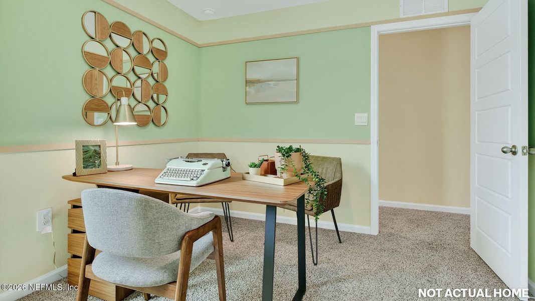 Furnished interior view inside a new home in Trout River, Jacksonville (Image 25).