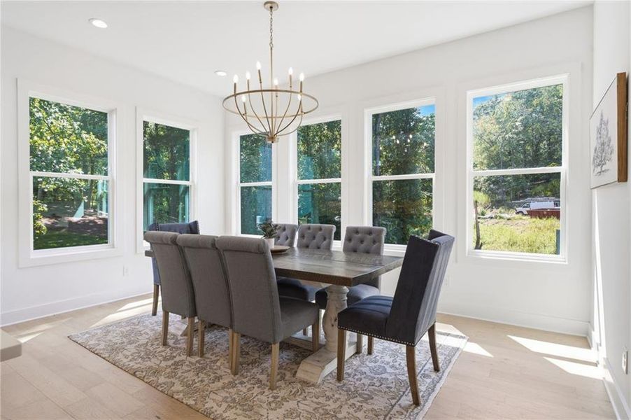 Furnished interior view inside a new home in , Cumming (Image 6).