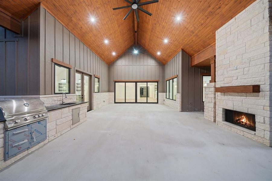 Exterior details and patio area of a home in , Gunter (Image 4). Exterior details and patio area of a home in , Gunter (Image 4).