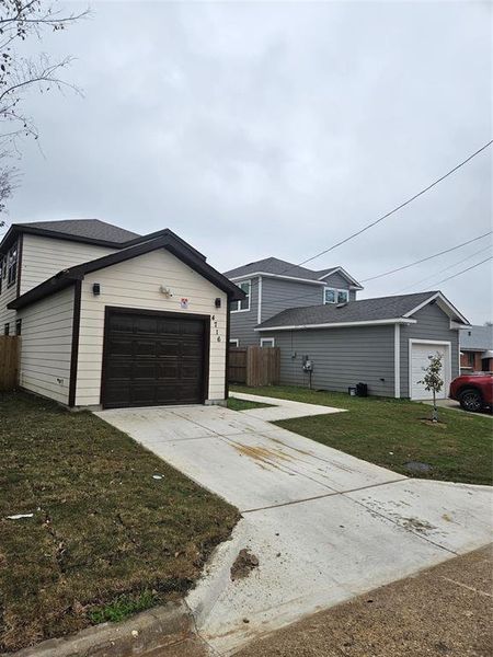 Front exterior of a new home in , Dallas, TX, highlighting curb appeal (Image 2).