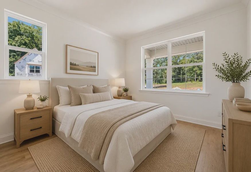 Virtually Staged Guest Bedroom - 10 of 21 Virtually Staged Guest Bedroom - 10 of 21