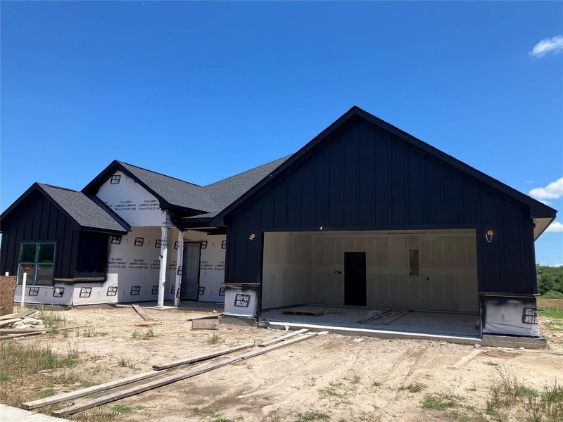 In-progress construction of a new home in , College Station, TX (Image 3).