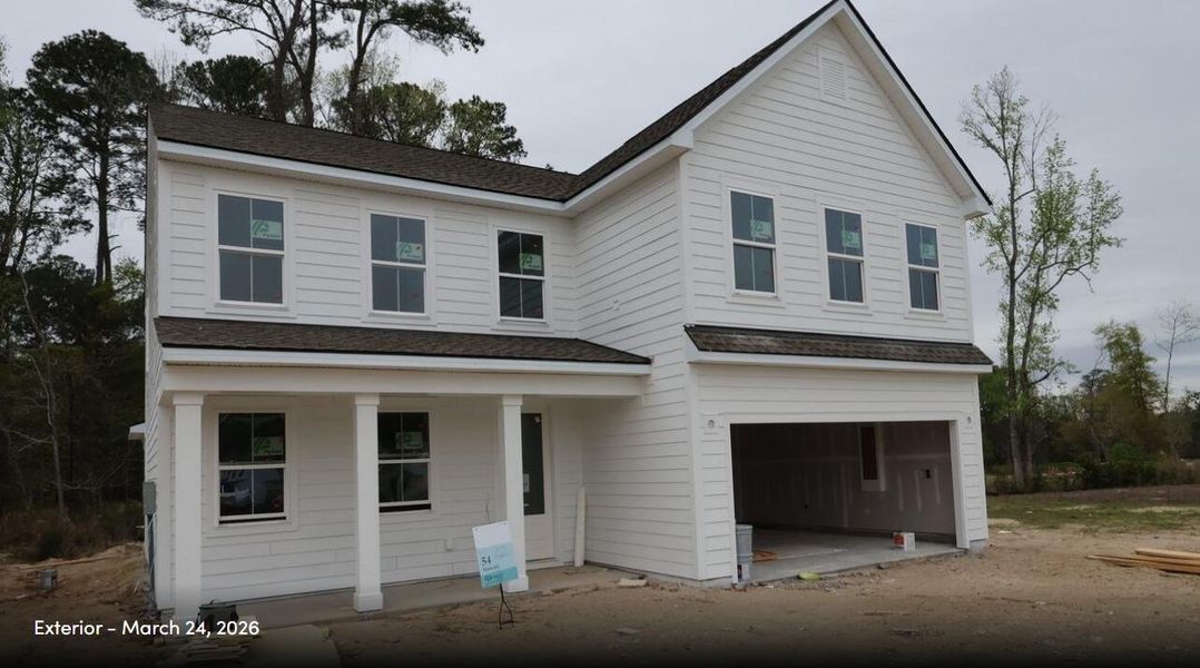 In-progress construction of a new home in Stono Village, Hollywood, SC (Image 24).